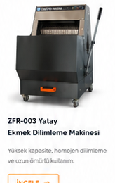 ZFR-003 yatay ekmek dilimleme makinesi